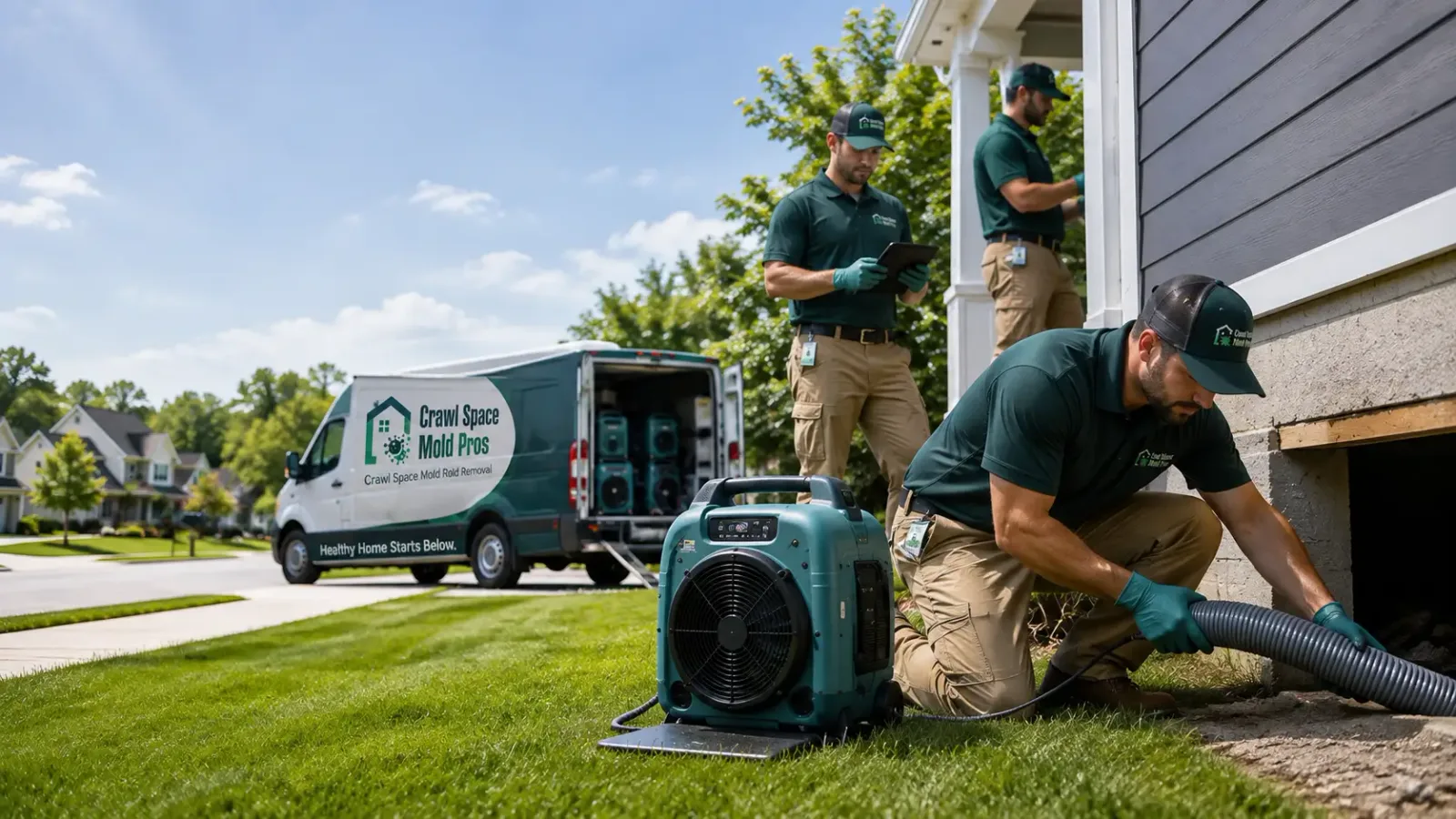 Crawl Space Mold Removal in Webster, MN